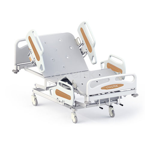 Cama médica - M410-07 - Caretek Medical - eléctrica / con ruedas / de 4 secciones