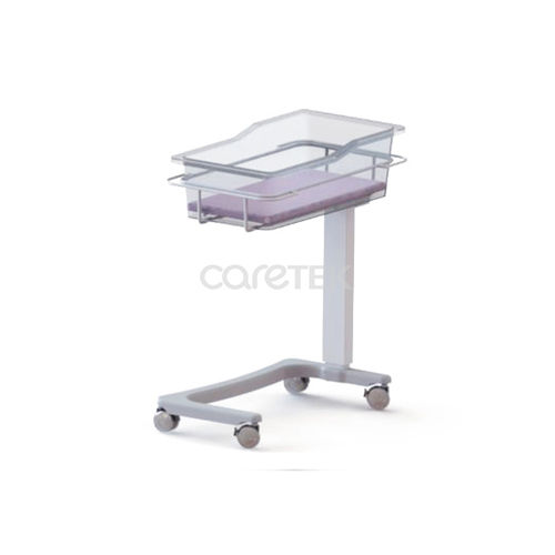 Cuna hospitalaria de altura variable - N110 - Caretek Medical - con ruedas / transparente
