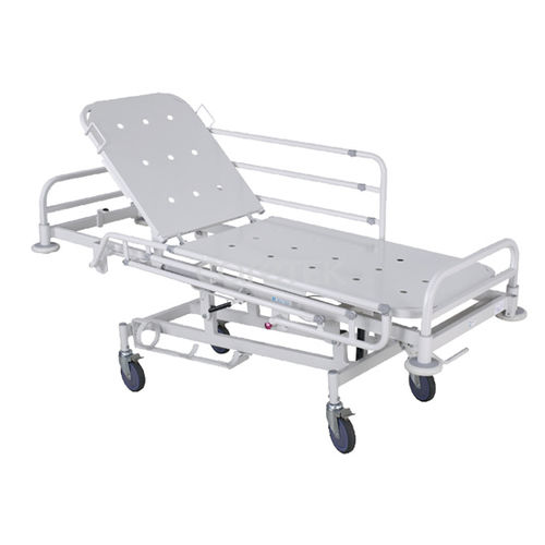 Carro camilla de transporte - MS02 - Caretek Medical - manual / con respaldo regulable / de 2 secciones