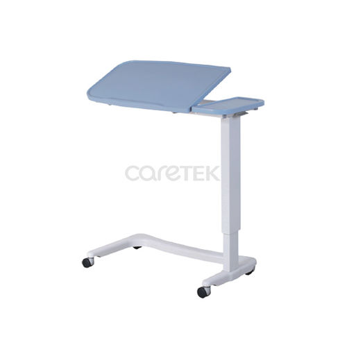 Mesa de cama de altura regulable - MT210  - Caretek Medical - reclinable / con ruedas / con accionamiento manual