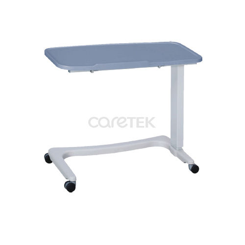 Mesa de cama con ruedas - MT110 - Caretek Medical - de altura regulable / con accionamiento manual