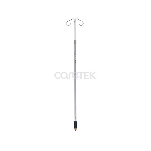 Portasueros en riel - IV110/IV112 - Caretek Medical - 2 ganchos / de acero inoxidable
