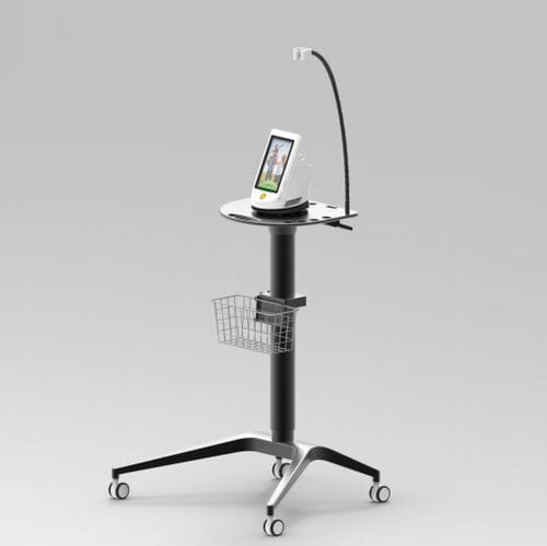 Carro médico - Dimed Laser Technology - para dispositivos médicos / de almacenamiento / 2 bandejas