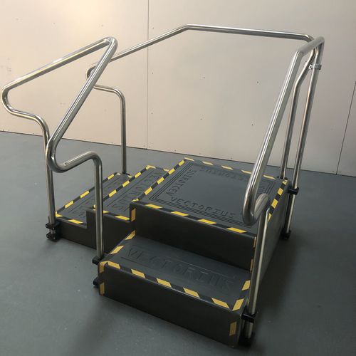 Escalera de rehabilitación de ángulo - VSR  - Vector Fitness Products - con dos pasamanos / con rampa
