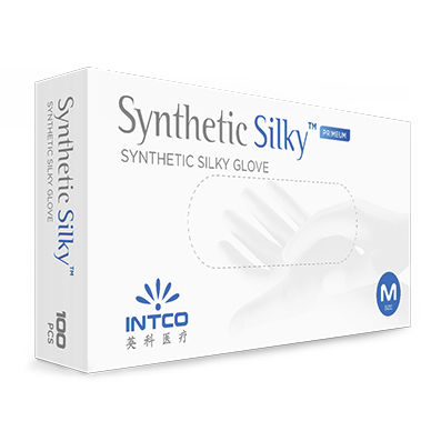Guante de vinilo - Silky - INTCO Medical - médico / sin polvo / no estéril