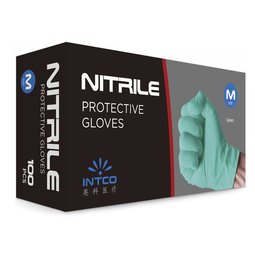 Guante de nitrilo - INTCO Medical - médico / de laboratorio / sin polvo