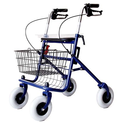 Andador con ruedas con 4 ruedas - YK7050, YK7030 - INTCO Medical - con canasta / con asiento / de altura regulable