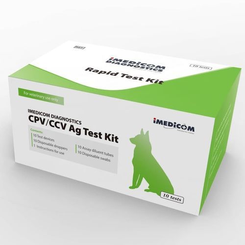 Kit de prueba para enfermermedades infecciosas - IMEDICOM - para cánidos / para antígenos / de coronavirus