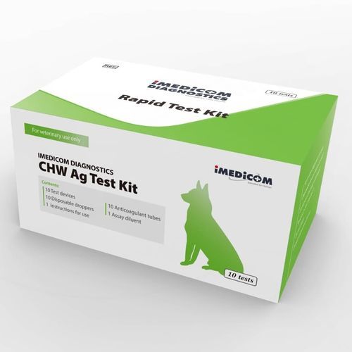 Kit de prueba para enfermermedades infecciosas - IMEDICOM - para cánidos / para antígenos / de Dirofilaria