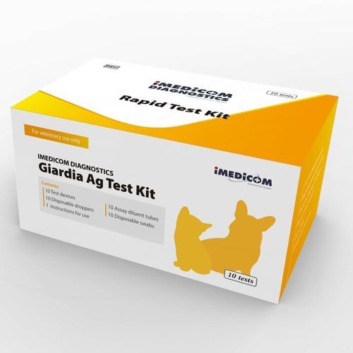 Kit de prueba de giardiasis - IMEDICOM - para cánidos / para felinos / para antígenos