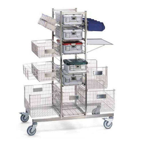 Carro de esterilización - 2 220 87 18 - PCM HABILCLASS - Medi.Caddie® - médico / de hospital / para material de esterilización