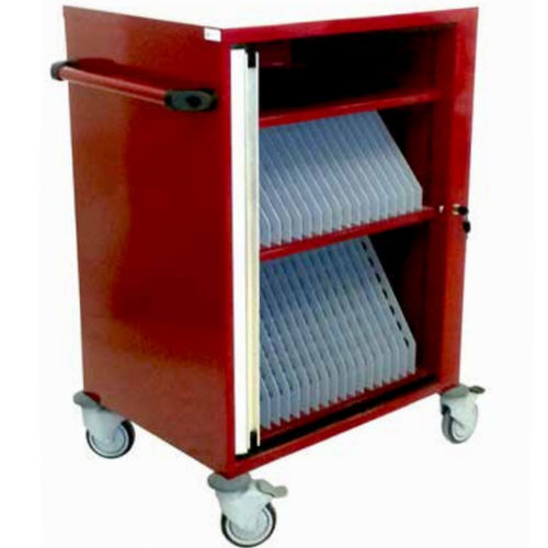 Carro médico - SOLANO - PCM HABILCLASS - Medi.Caddie® - para historiales médicos / para transporte / 3 estantes