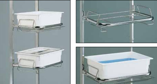 Rejilla para almacenamiento - 2 259 01 18 - PCM HABILCLASS - Medi.Caddie® - de acero inoxidable