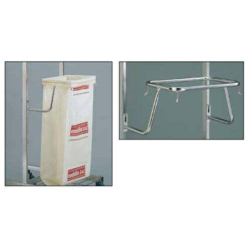 Soporte para bolsas de basura - 2 258 80 18 - PCM HABILCLASS - Medi.Caddie® - de acero inoxidable