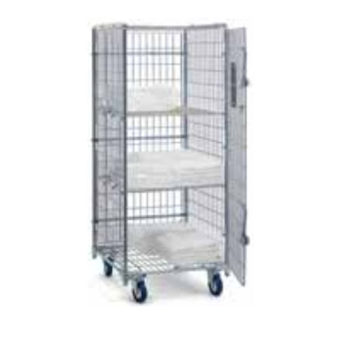 Carro médico - MONOBLOC SECURITY ROLL - PCM HABILCLASS - Medi.Caddie® - de uso general / para transporte / 3 estantes