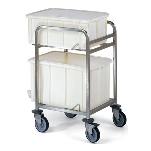 Carro médico - 2 220 39 18 - PCM HABILCLASS - Medi.Caddie® - para accesorios de mesa de operaciones / de almacenamiento / de acero inoxidable
