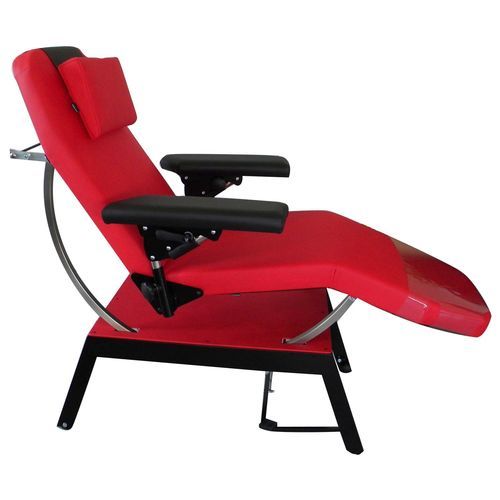 Sillón para extracción de sangre manual - PHÖNIX - STRUB GMBH - de 1 sección / con ruedas / Trendelenburg