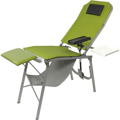 Sillón para extracción de sangre manual - LONGCHAIR COMPACT - STRUB GMBH - de 2 secciones / Trendelenburg / plegable
