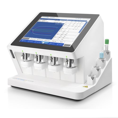 Tromboelastógrafo automatizado - Haema T4 - Medcaptain Medical Technology - 4 canales / de coagulación / de fibrinógeno