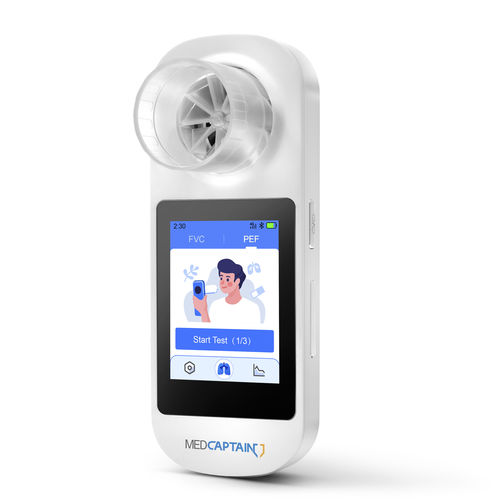 Espirómetro electrónico - VC-10 - Medcaptain Medical Technology - portátil de mano / de ejercitación pulmonar / para uso doméstico