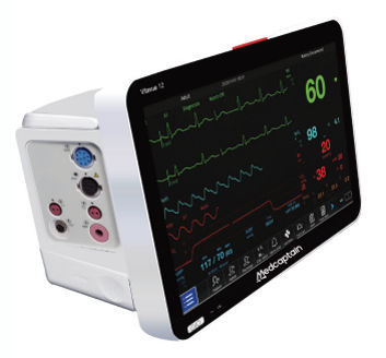 Monitor de paciente portátil - PMS8310/PMS8300 - Medcaptain Medical Technology - SpO2 / PNI / de CO2