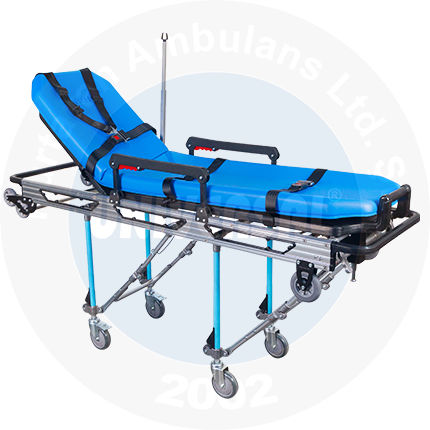 Carro camilla de transporte - KS001 - KURTARAN AMBULANS - para ambulancias / manual / de altura variable