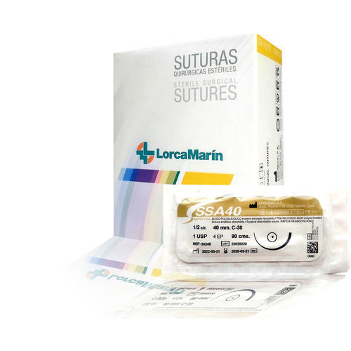 Hilo de sutura reabsorbible - SSA40 FAST ABSORPTION - Lorca Marín - 6-0 / 5-0 / 4-0