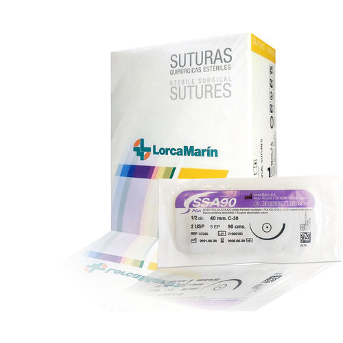 Hilo de sutura reabsorbible - SSA90 - Lorca Marín - 6-0 / 5-0 / 4-0