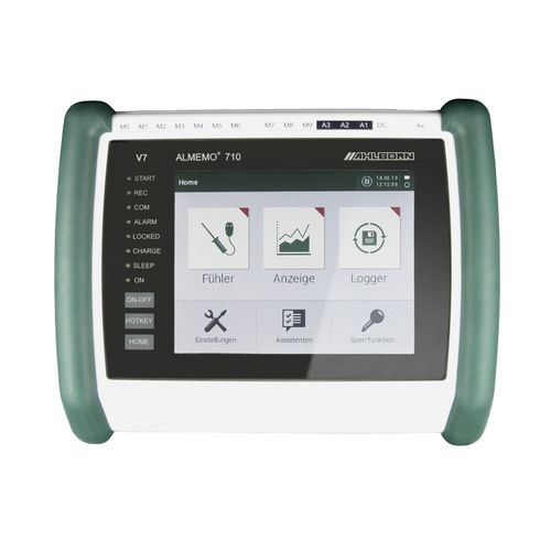 Registrador de datos universal - ALMEMO® 710 - Ahlborn - con pantalla táctil