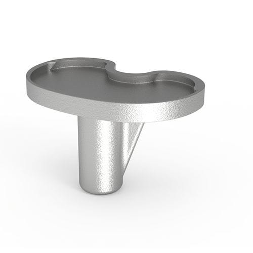 Bandeja tibial de platillo fijo - NORMMED Medical Devices - cementada