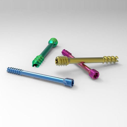 Tornillo de compresión ósea para mano - NORMMED Medical Devices - canulado / metálico