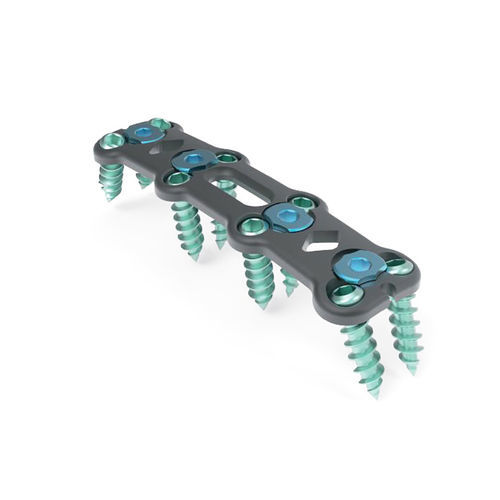 Placa de artrodesis cervical - Trimi  - NORMMED Medical Devices - bloqueada / metálica / 3 niveles