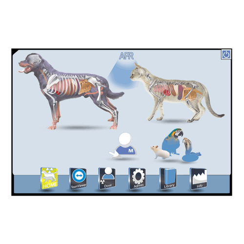 Software para radiología veterinaria - COMES ELECTRO SRL - de control / de esqueleto / miembros inferiores