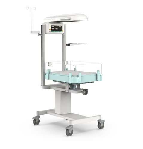 Plataforma calentadora para neonatos con monitor - Ecosy530 - BNG MEDICAL INSTRUMENTS - con pantalla táctil / con lámpara de fototerapia / Trendelenburg