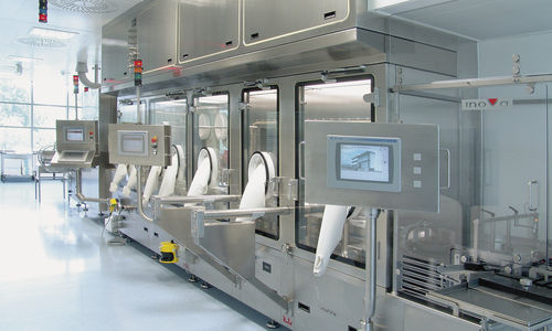 Aislador de llenado - Metall + Plastic - para sala blanca / clase ISO 5 / de pie