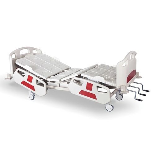 Cama de hospital - MYS-503N4 - Meyosis - manual / de altura regulable / con ruedas