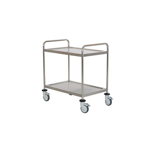 Carro médico - Meyosis - para aparato / para transporte / de acero inoxidable