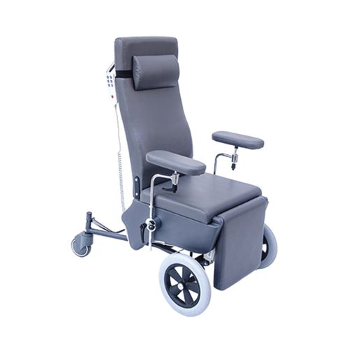 Sillón para extracción de sangre eléctrico - MYS-818 - Meyosis - de 3 secciones / con reposapiernas / con ruedas