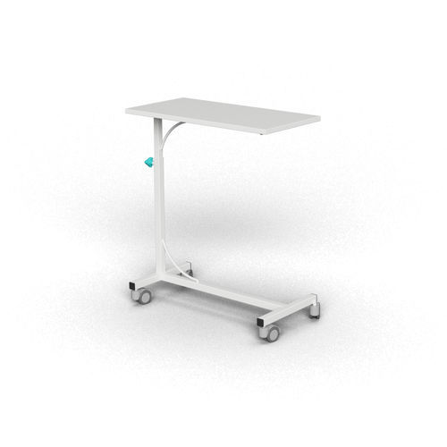 Mesa de cama con ruedas - DW 1052 - Trinodal - de altura regulable / con accionamiento manual