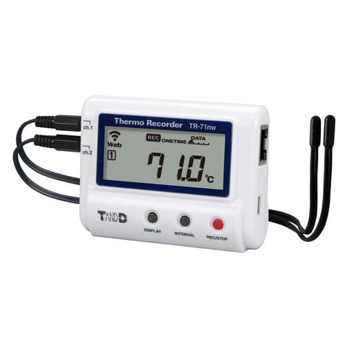 Registrador de datos de temperatura - TR-71nw - T&D Corporation - de humedad / de laboratorio / USB