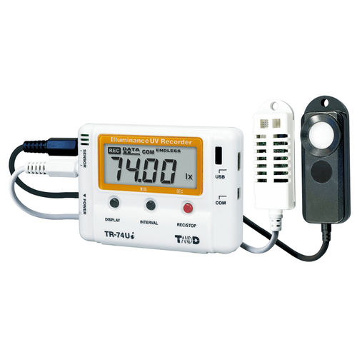 Registrador de datos de temperatura - TR-74Ui - T&D Corporation - de humedad / de luz / USB
