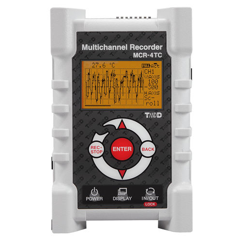 Registrador de datos de temperatura - MCR-4TC - T&D Corporation - USB / 4 canales