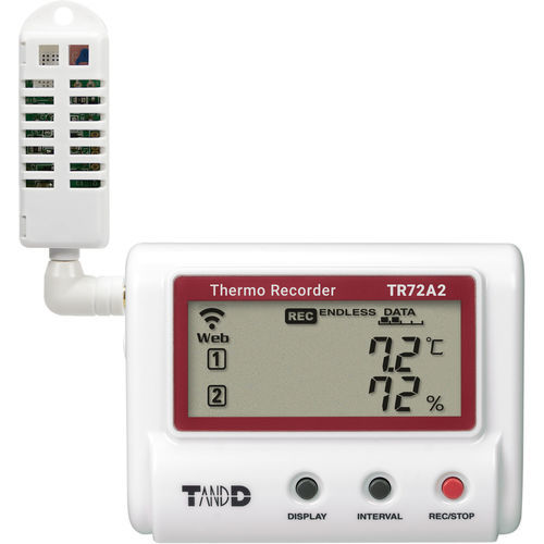 Registrador de datos de temperatura - TR72A2 - T&D Corporation - de humedad / de laboratorio / para productos farmacéuticos