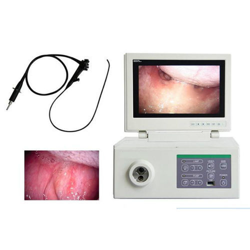 Gastroscopio veterinario vídeo - HW37 - Hunan Fude Technology - para animales pequeños / para animales grandes / con monitor de vídeo integrado
