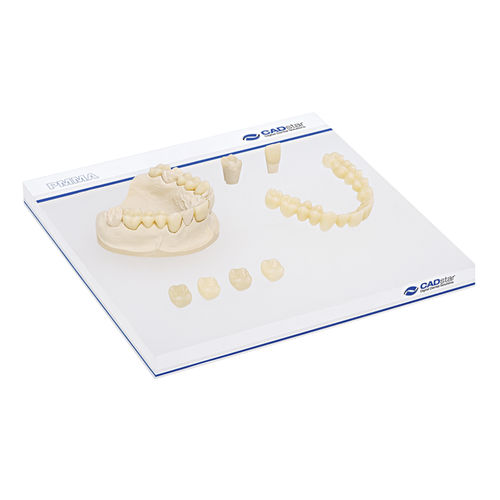 Material dental de cerámica - CADstar Ambarino - CADstar GmbH - para restauración dental / para inlays dentales / para corona
