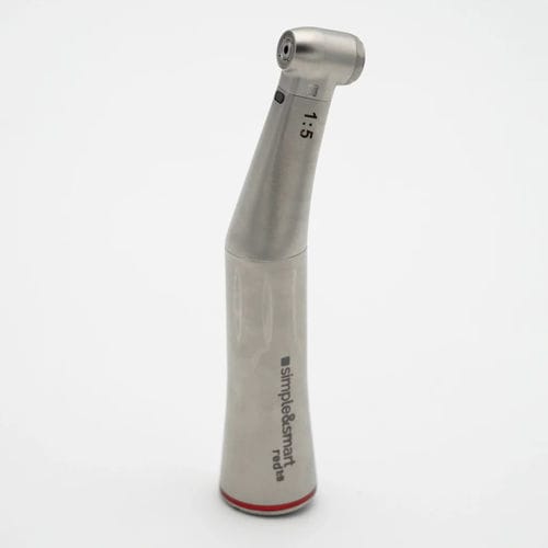 Contraángulo para odontología - S&S Red - SIMPLE&SMART - mecánico / multiplicador / curvo