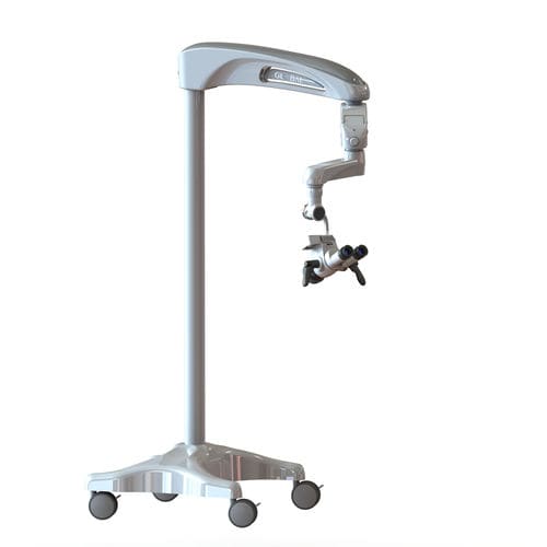 Microscopio de diagnóstico de ORL - A-SERIES - Global Surgical Corporation America - con ruedas