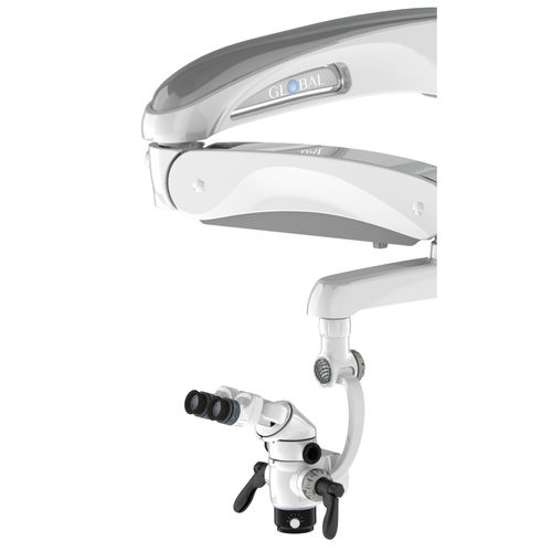 Microscopio quirúrgico para odontología - A-Series™ - Global Surgical Corporation America - con ruedas / de techo