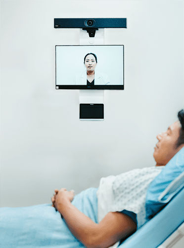 Estación de trabajo informática de telemedicina - W1 - Tryten Technologies - de altura regulable / de pared / modular