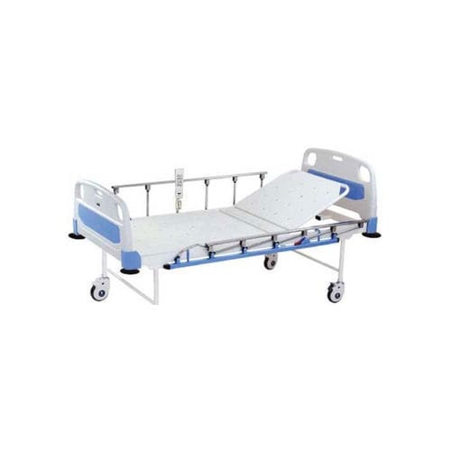 Cama de hospital - Meditech India - eléctrica / de altura regulable / con ruedas